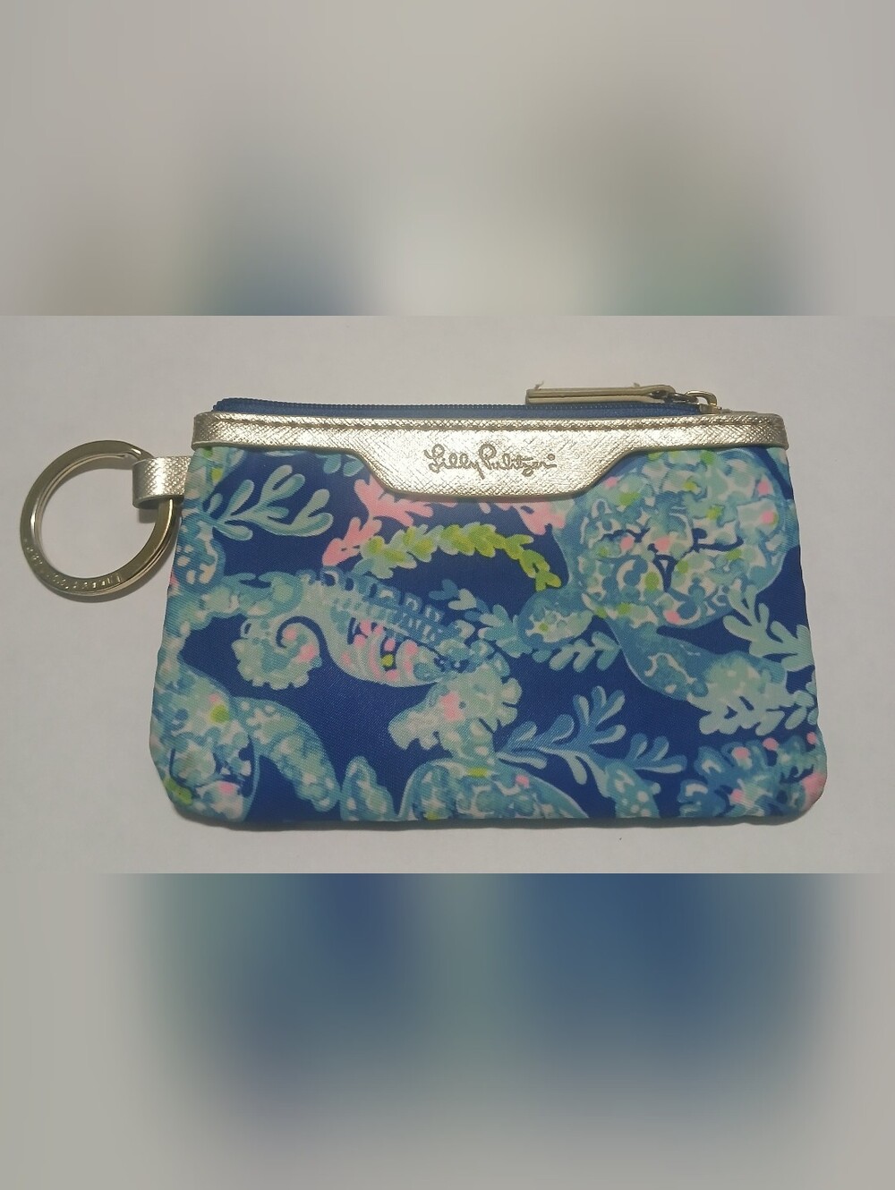 Lilly Pulitzer Floral Keychain I.D. Pouch